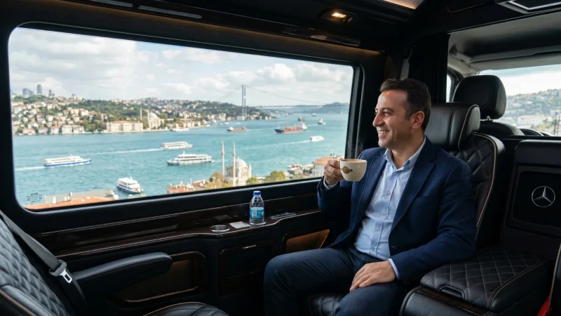 Şoförlü lüks VIP araç içerisinden İstanbul Boğazı ve tarihi köşklerin keyifle izlendiği size özel şehir gezisi